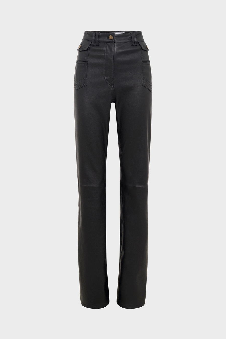 pantaloni in pelle svasati - cynthia