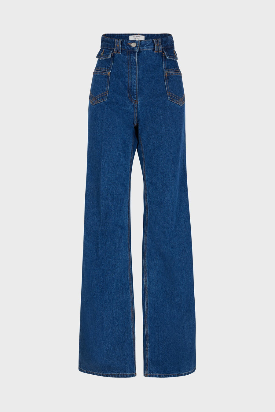 jeans a zampa a vita alta - anna