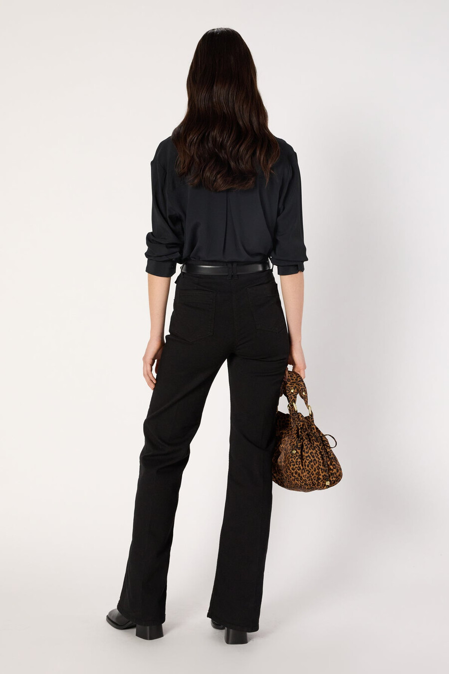 camicia nera morbida - beata