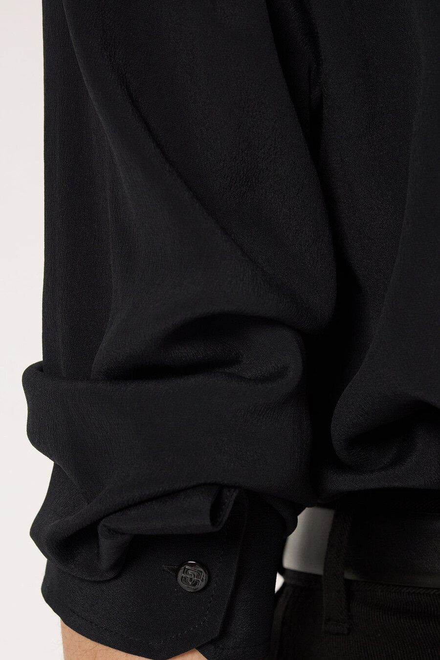 camicia nera morbida - beata