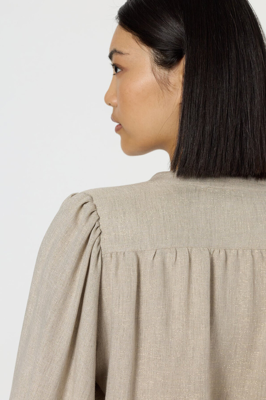 maglia girocollo con lurex - alana