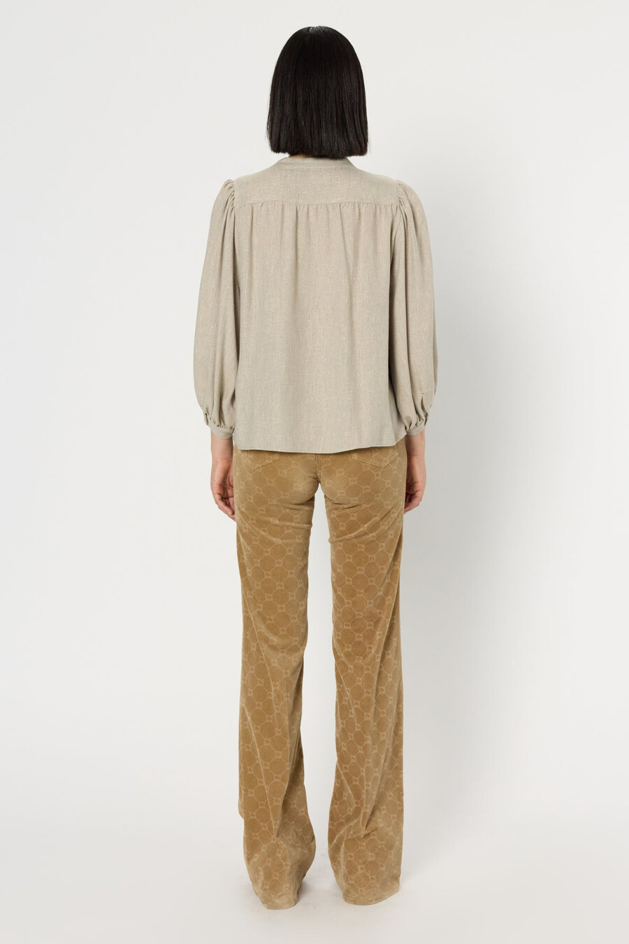 maglia girocollo con lurex - alana