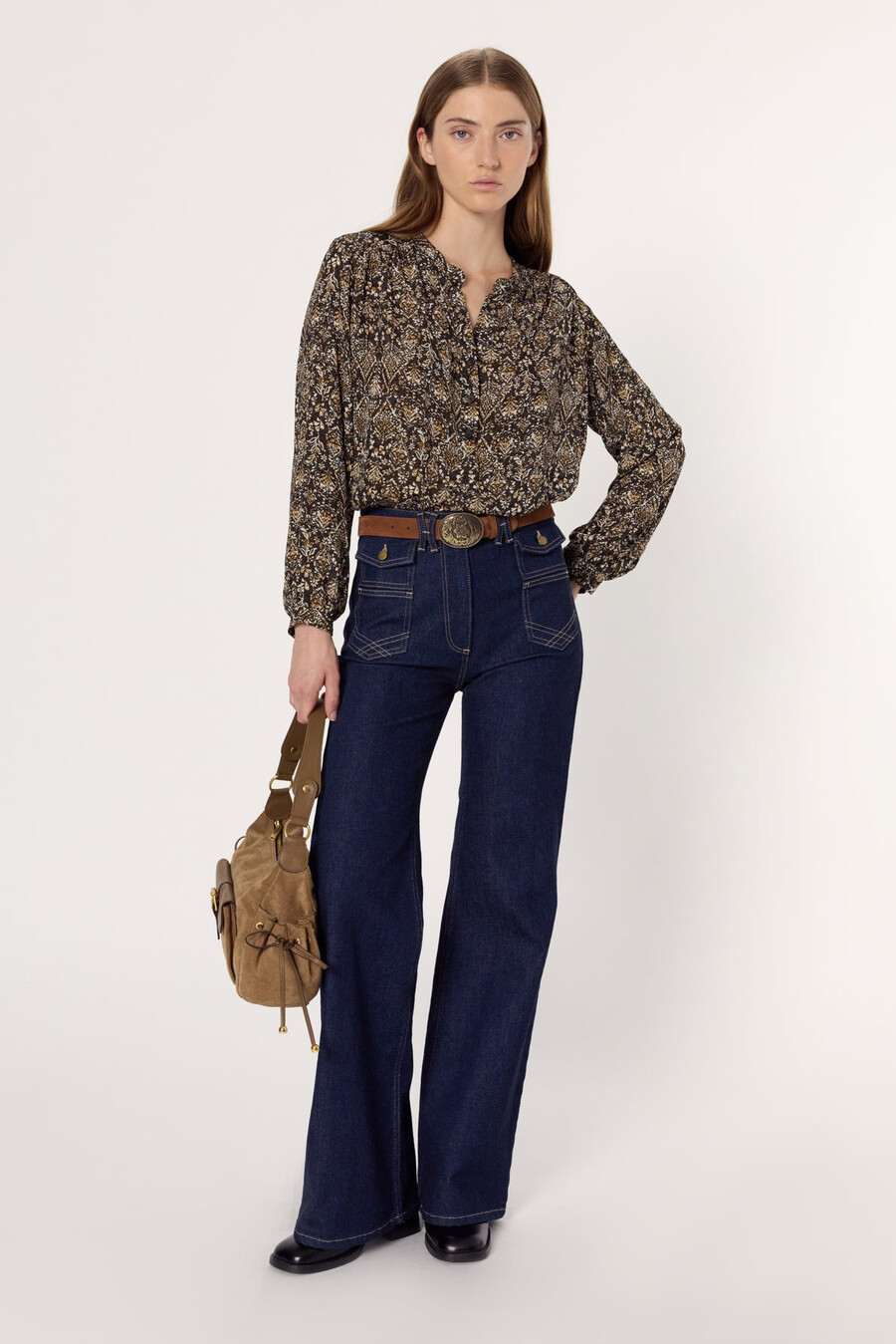 blusa stampata morbida - althea
