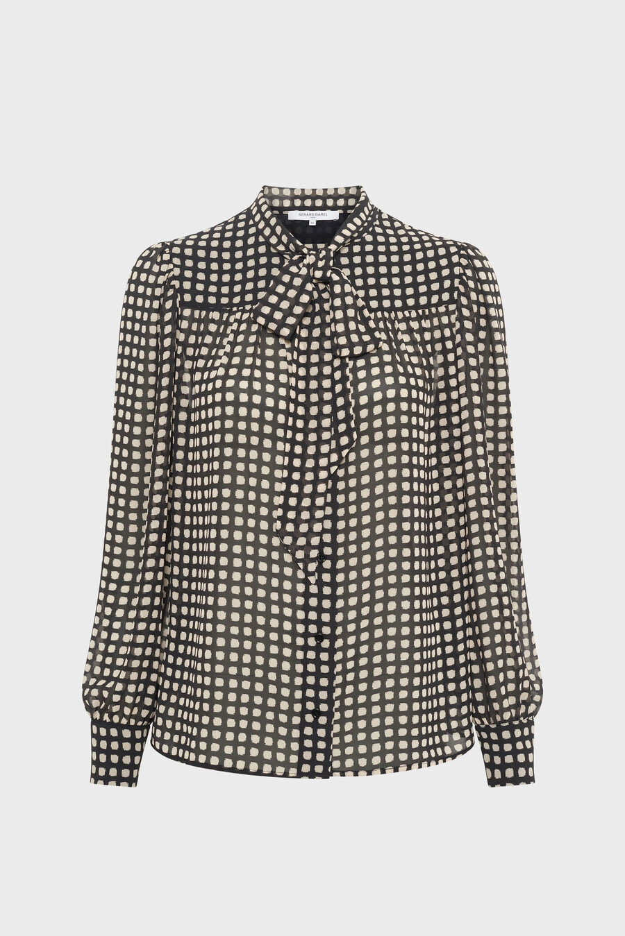camicia grafica a pois - alisha