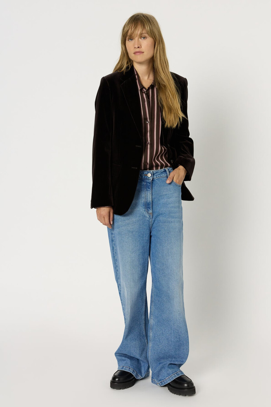 camicia morbida a righe - avae