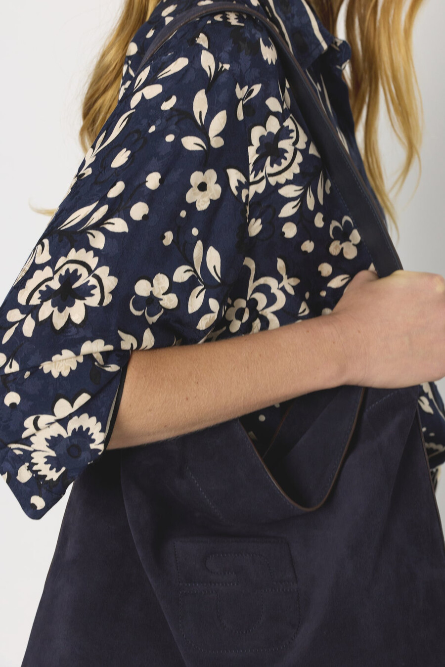 camicia in raso con stampa floreale - anabelle