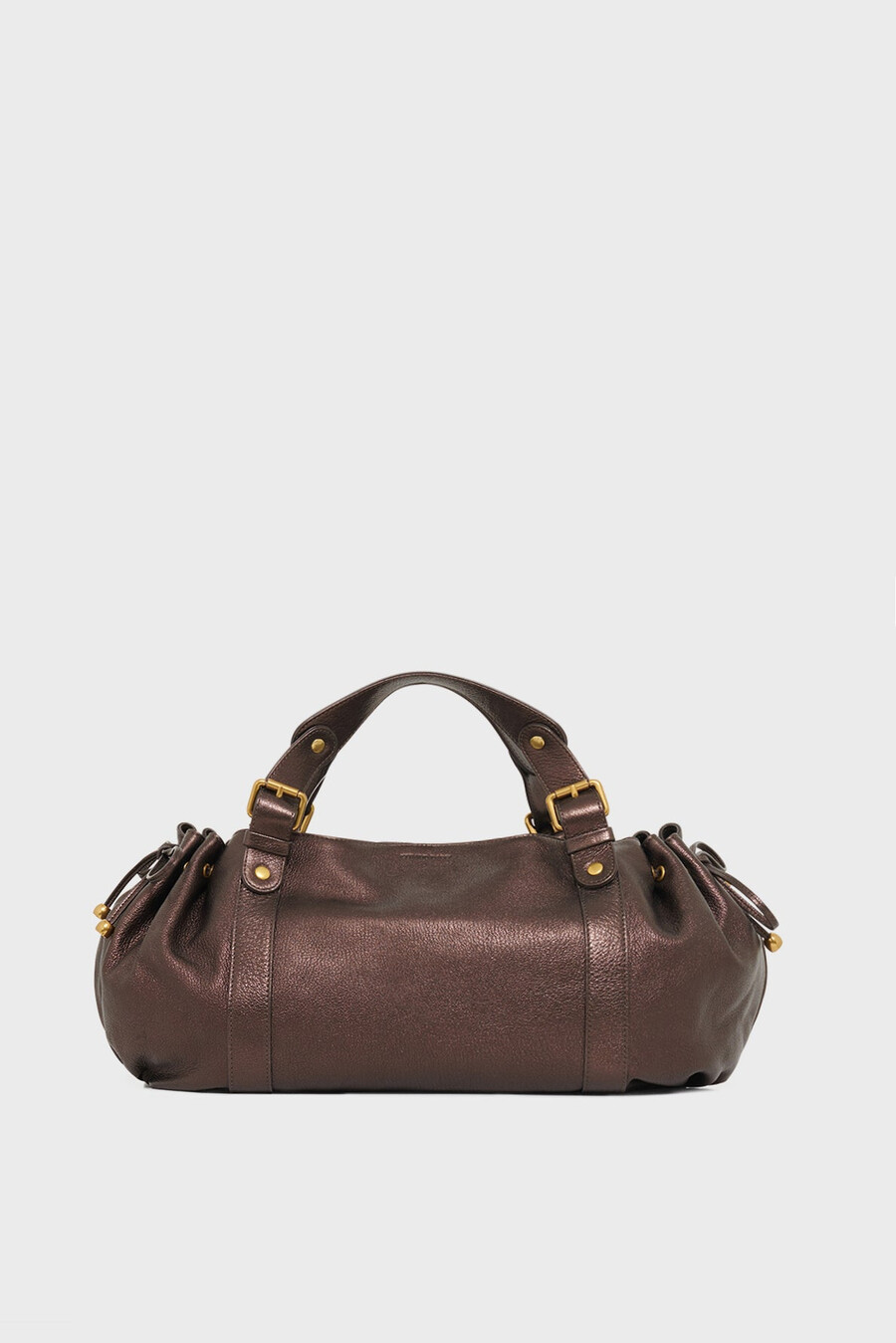 borsa a mano in pelle metallizzata - 24h