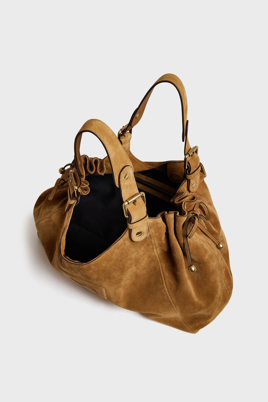 borsa a mano in pelle scamosciata - chiara gd