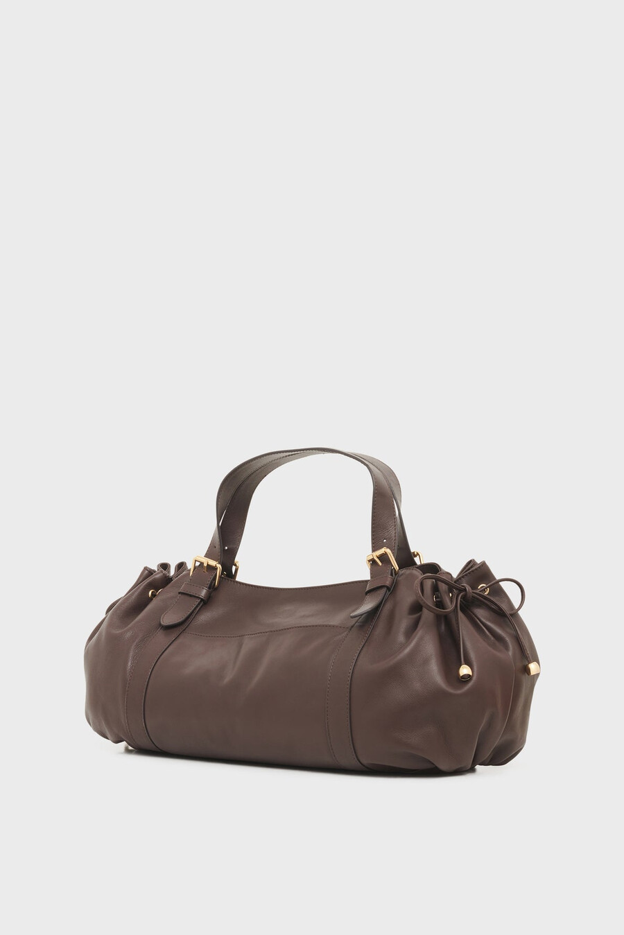 borsa a mano in pelle con tasche con cerniera - st germain
