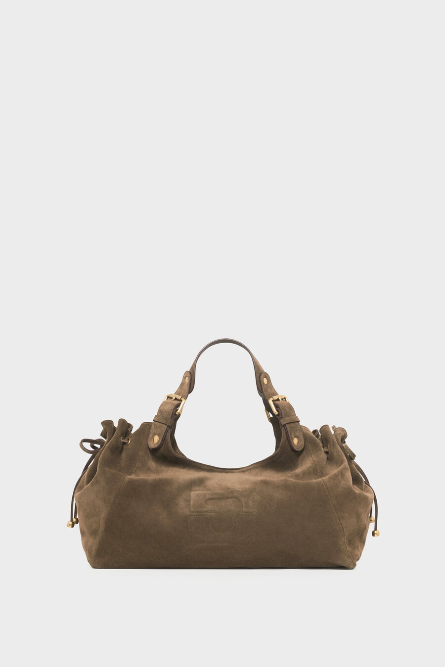 borsa a mano in pelle scamosciata - chiara gd