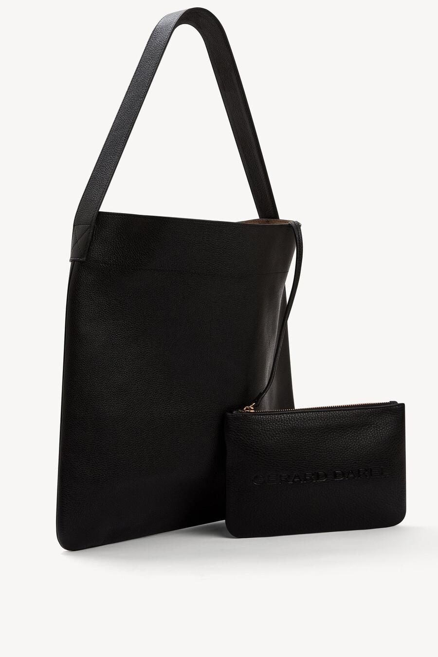borsa hobo in pelle martellata con fodera metallica - lady