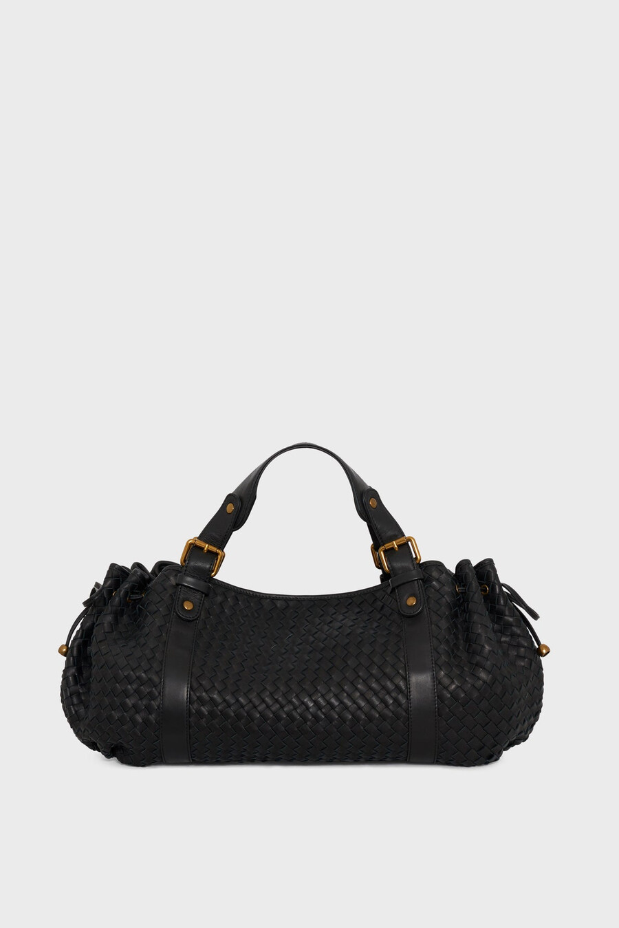borsa a mano in pelle intrecciata - 24h