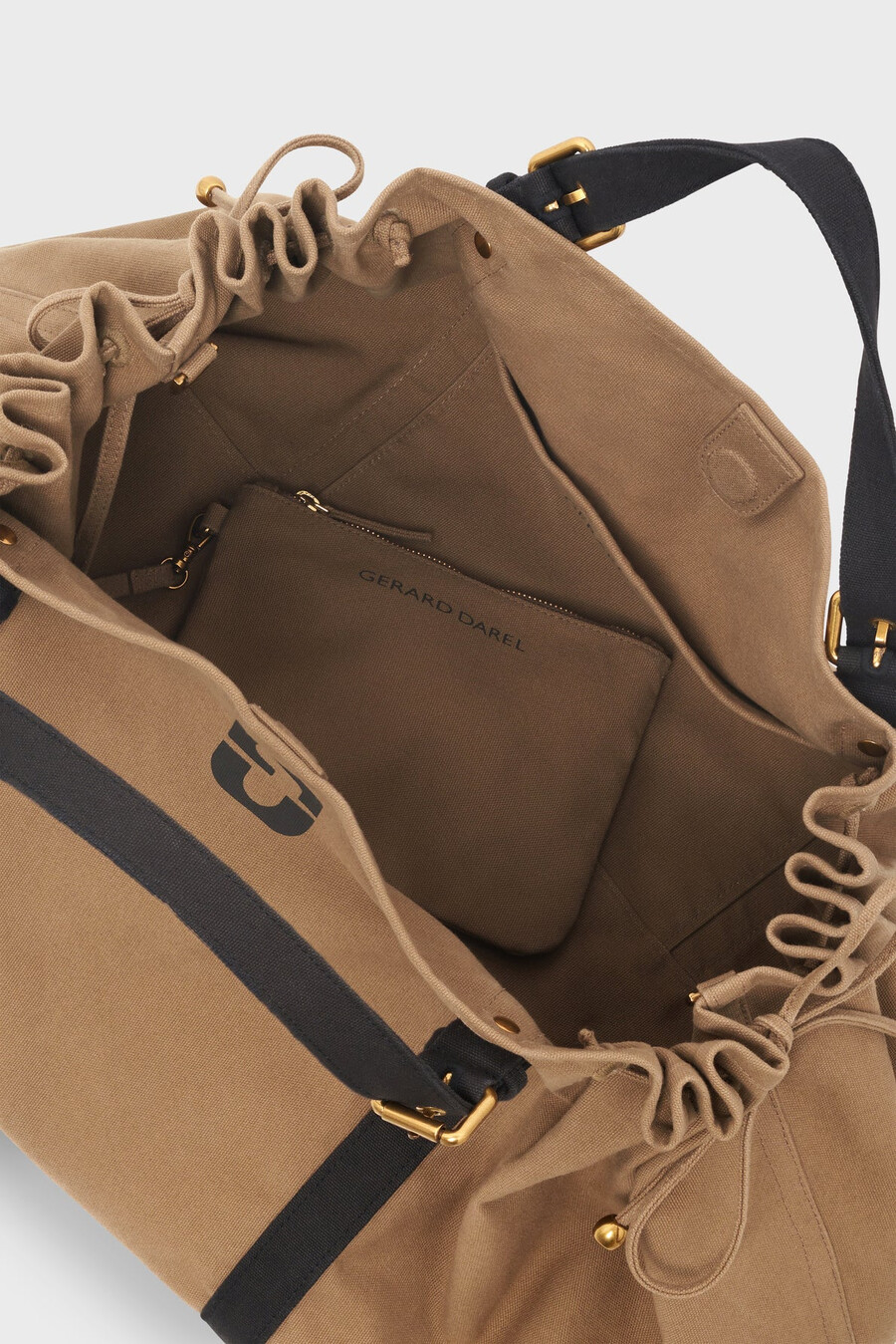 borsa da viaggio in tela con tracolle - 72h