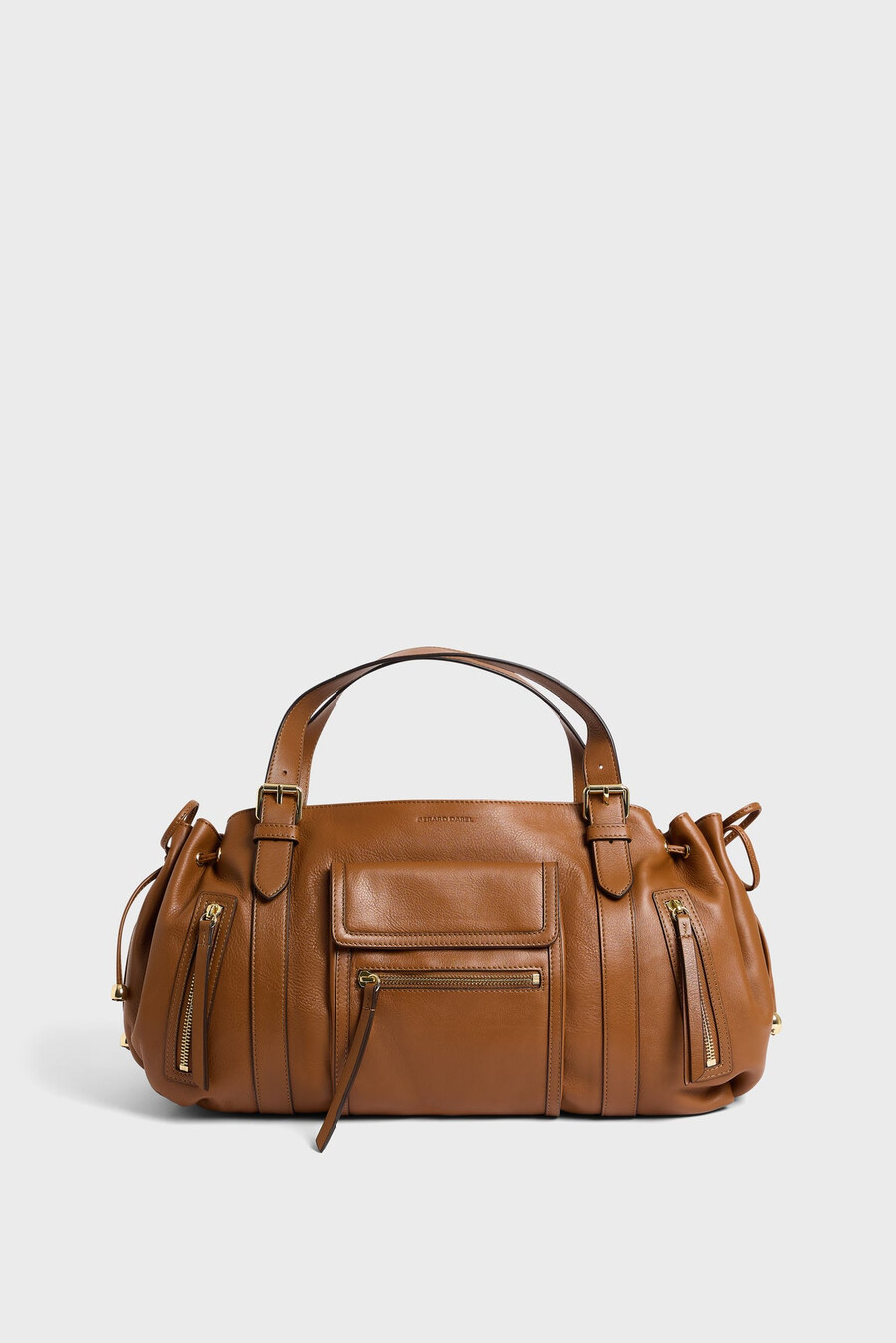 borsa a mano in pelle con tasca - st germain