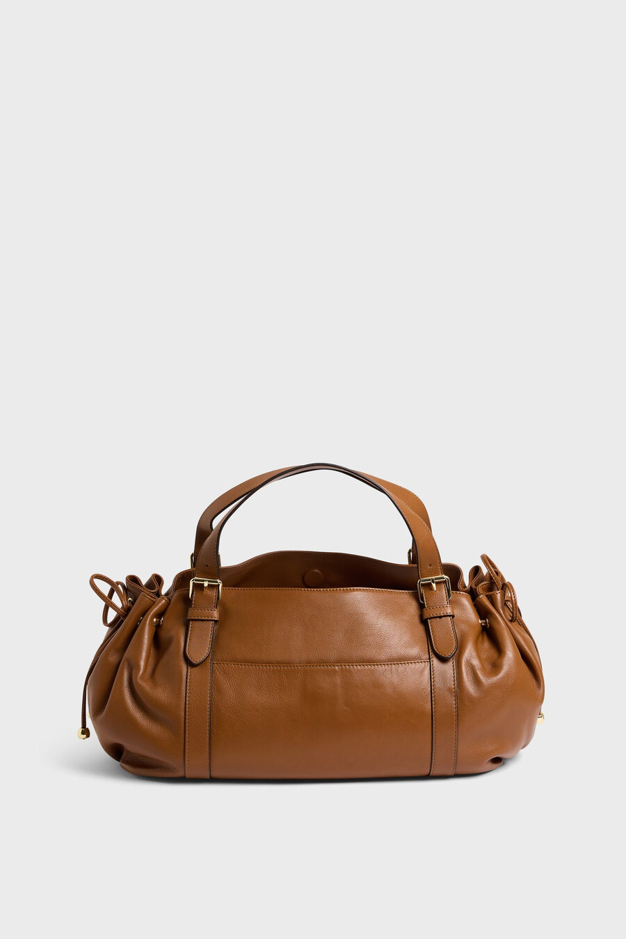 borsa a mano in pelle con tasca - st germain