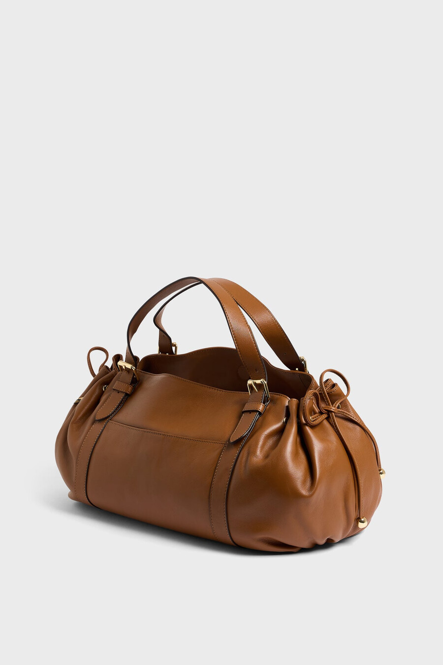 borsa a mano in pelle con tasca - st germain