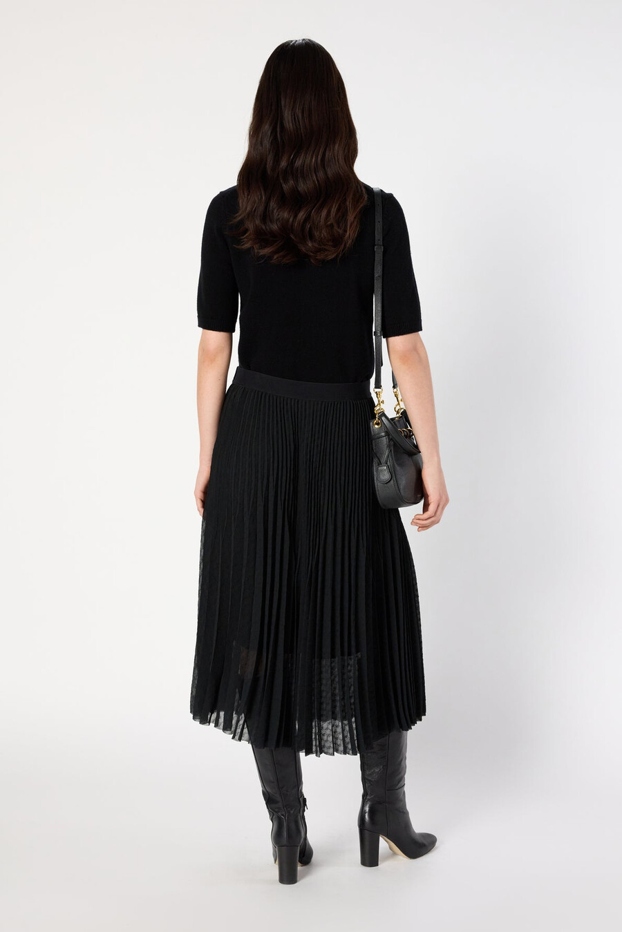 gonna jacquard plissettata - bilal