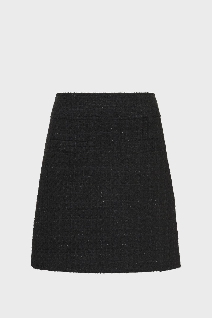 minigonna in tweed con lurex - baranice