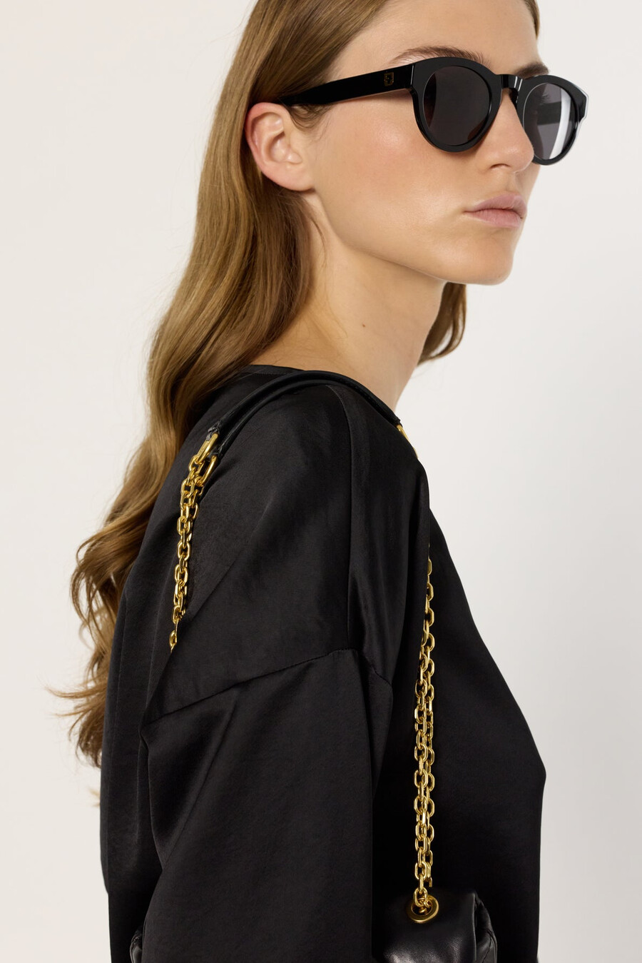 top in raso fluido - angele