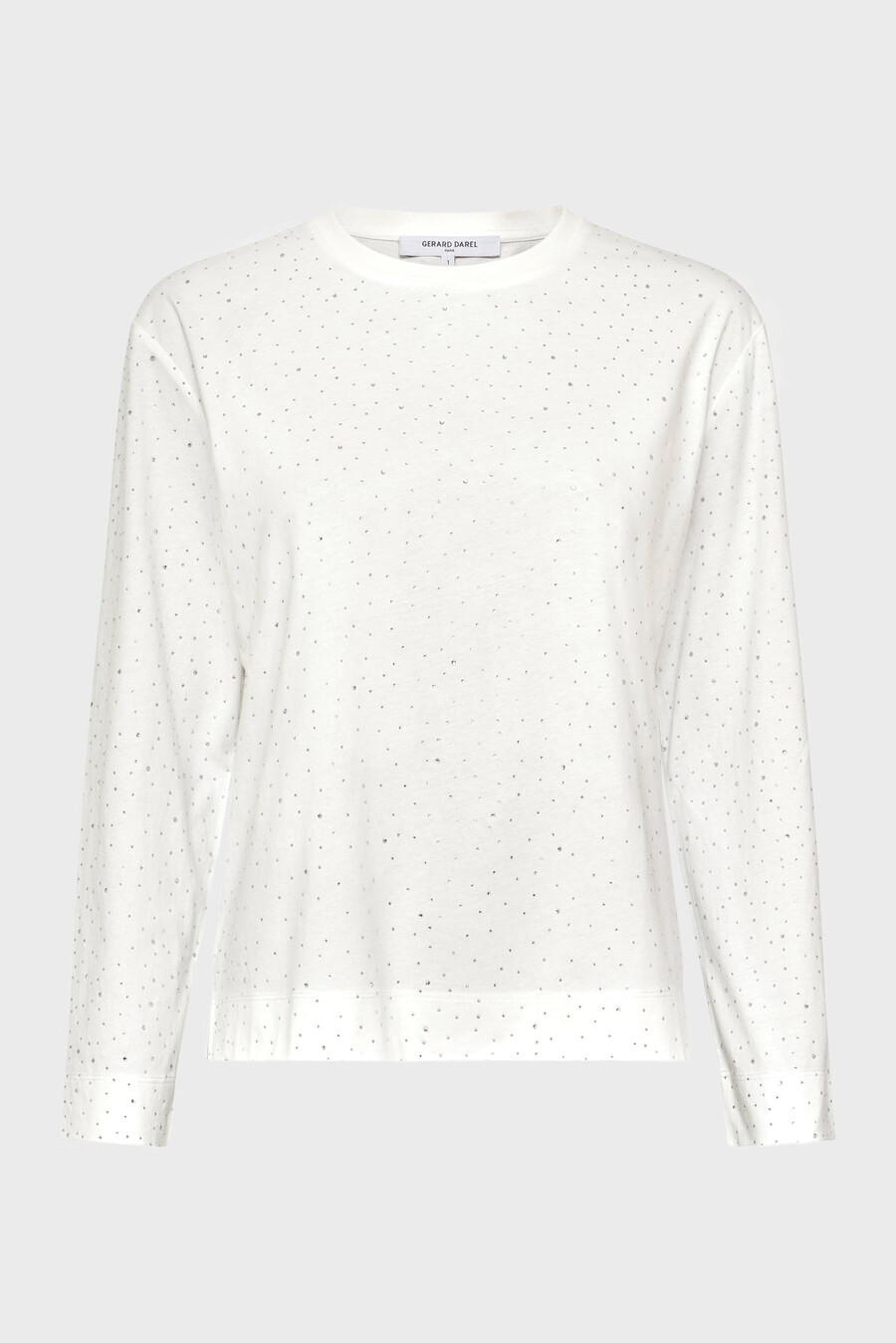 t-shirt in cotone con glitter - hermine
